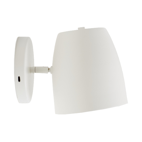 Aplique modelo Frida color blanco E27 15cm de alto